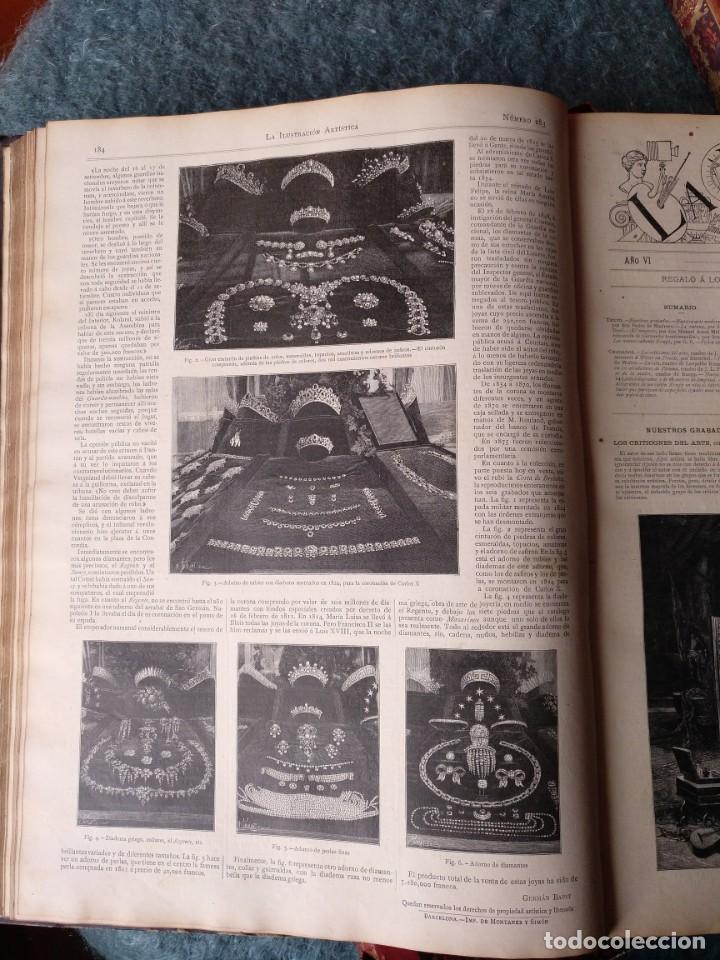 Libros antiguos: Ilustraci&oacute;n Art&iacute;stica 1.882 - 1.887 - Foto 7