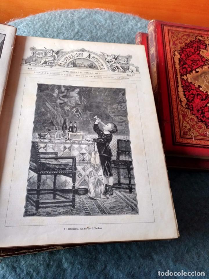 Libros antiguos: Ilustraci&oacute;n Art&iacute;stica 1.882 - 1.887 - Foto 8