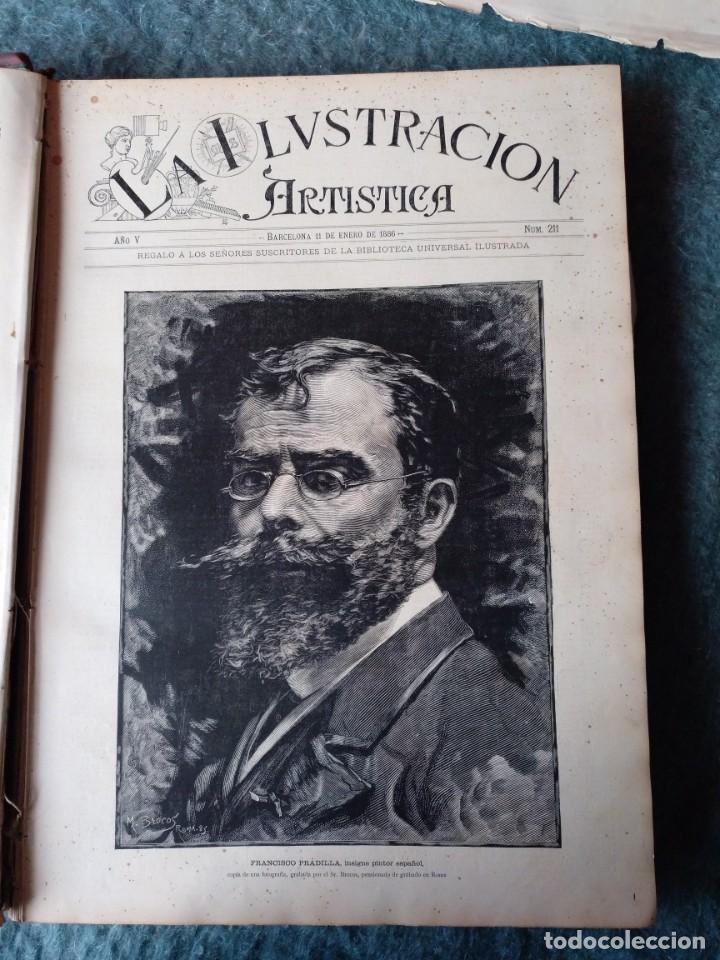 Libros antiguos: Ilustraci&oacute;n Art&iacute;stica 1.882 - 1.887 - Foto 12