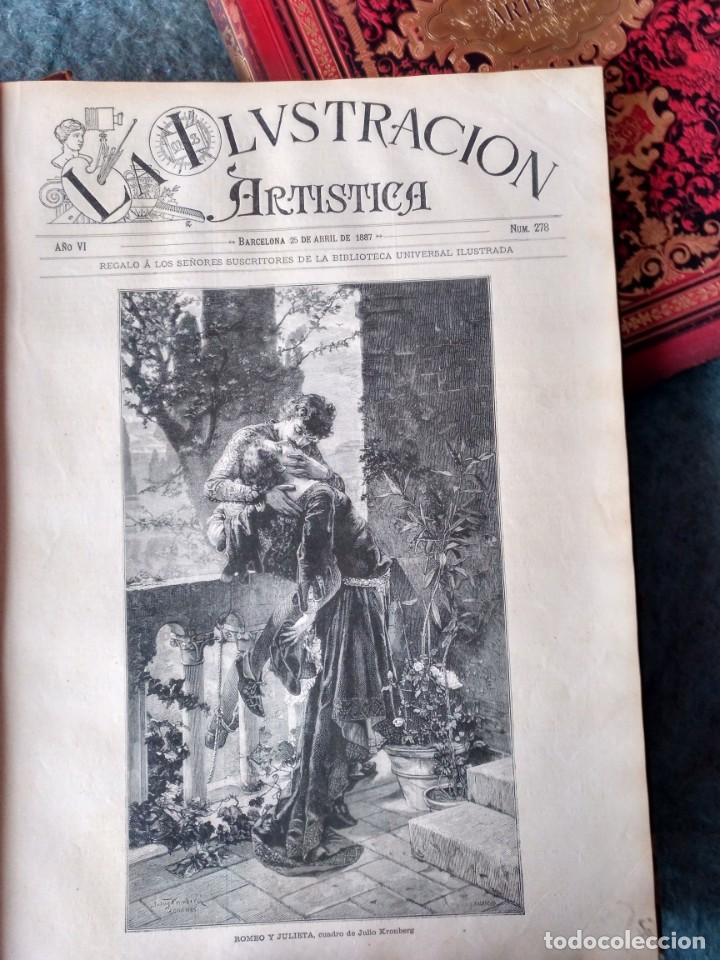 Libros antiguos: Ilustraci&oacute;n Art&iacute;stica 1.882 - 1.887 - Foto 13