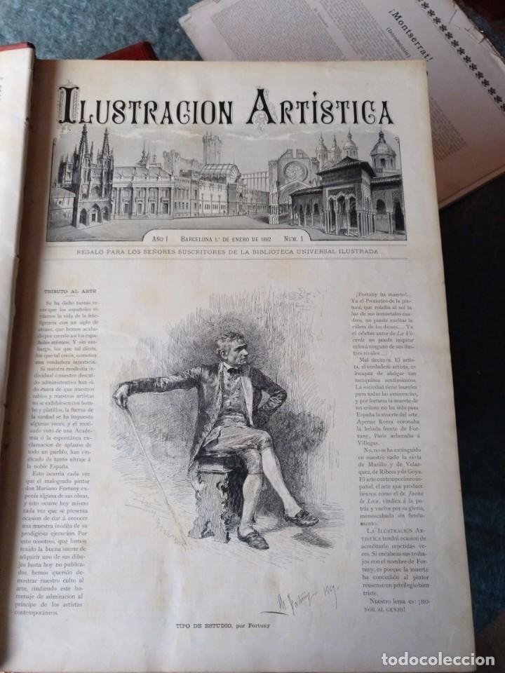 Libros antiguos: Ilustraci&oacute;n Art&iacute;stica 1.882 - 1.887 - Foto 16