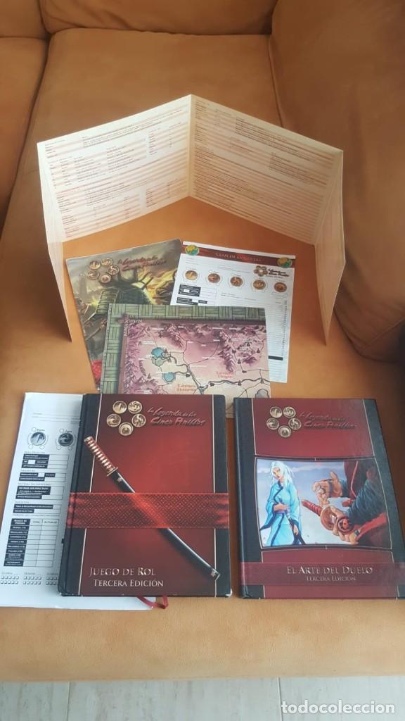 Old books: LOTE LA LEYENDA DE LOS 5 ANILLOS
