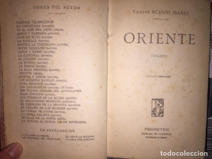 Libros antiguos: Oriente. Vicente Blasco Ib&aacute;&ntilde;ez - Foto 1