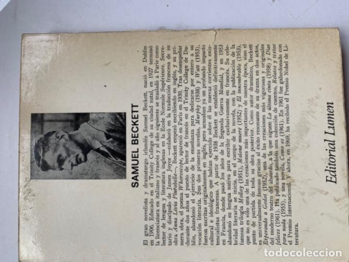 Libros antiguos: El innombrable de Samuel Beckett - Foto 2