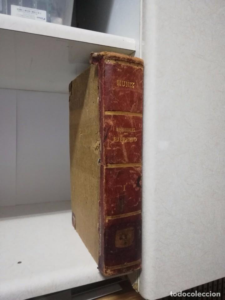 Libros antiguos: 1880 - ORDENANZAS DEL EJ&Eacute;RCITO/MU&Ntilde;IZ - Foto 1