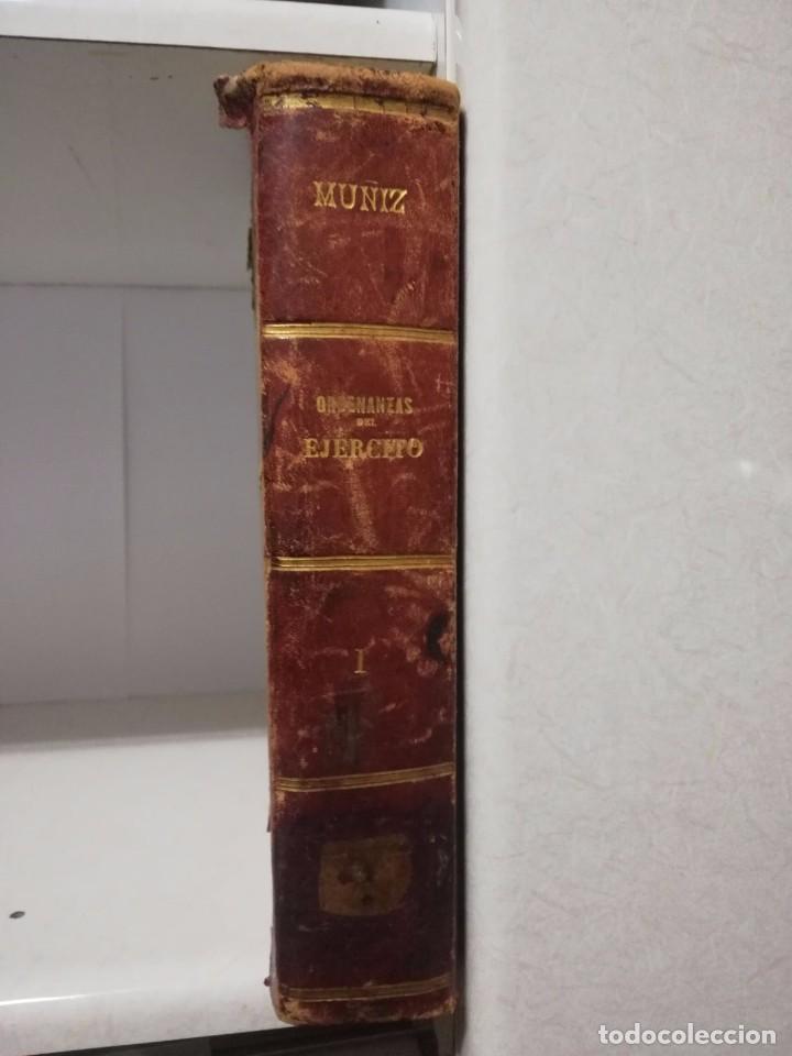 Libros antiguos: 1880 - ORDENANZAS DEL EJ&Eacute;RCITO/MU&Ntilde;IZ - Foto 3