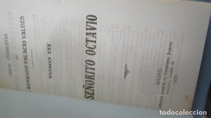 Libros antiguos: 1921.- SE&Ntilde;ORITO OCTAVIO. PALACIO VALDES - Foto 2