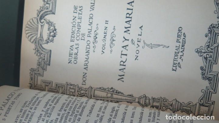 Libros antiguos: MARTA Y MARIA. PALACIO VALDES. PUEYO - Foto 2