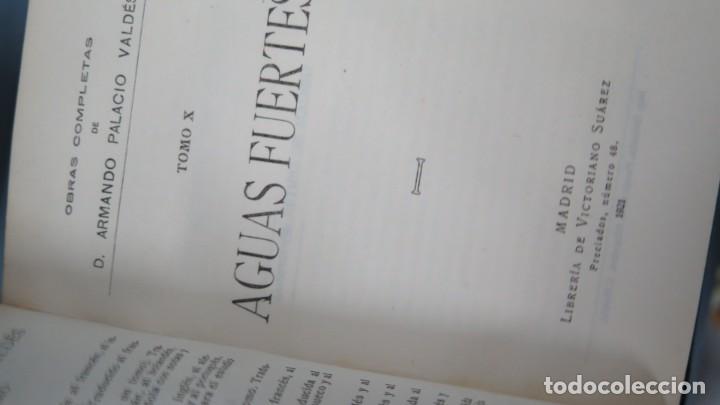 Libros antiguos: 1921.- AGUAS FUERTES. PALACIO VALDES - Foto 2