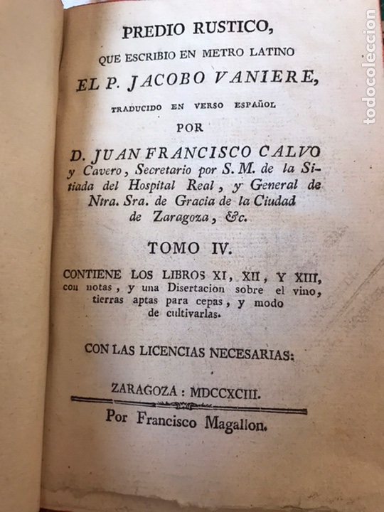 Libros antiguos: Predio r&uacute;stico - Foto 1