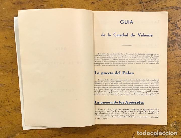 Libros antiguos: GU&Iacute;A DE LA CATEDRAL DE VALENCIA - Foto 3