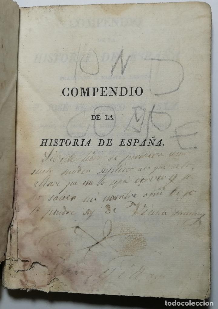 Libros antiguos: COMPENDIO DE LA HISTORIA DE ESPA&Ntilde;A. JOSE FRANCISCO DE ISLA. 1829. - Foto 3