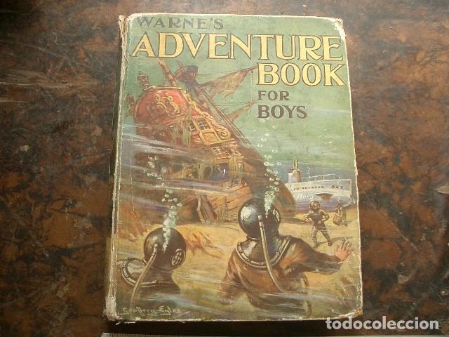 Old books: Warne's Adventure Book for Boys A&ntilde;os 30