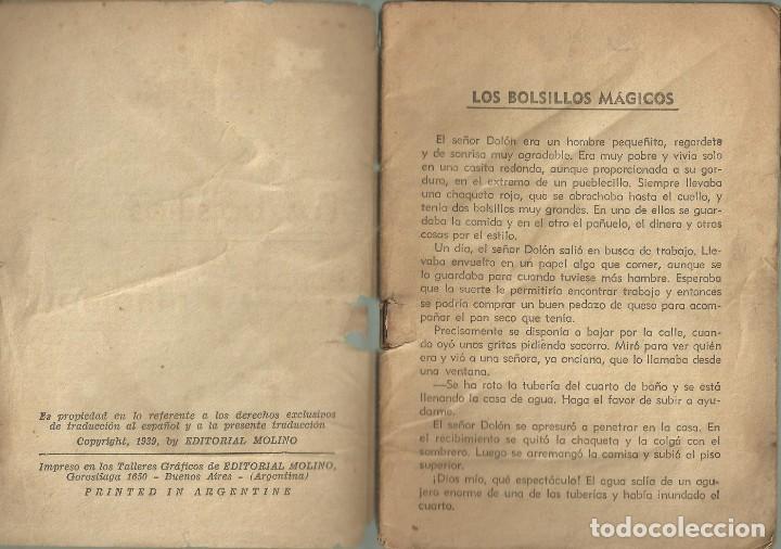 Libros antiguos: Los bolsillos m&aacute;gicos. Buenos Aires 1939 - Foto 2