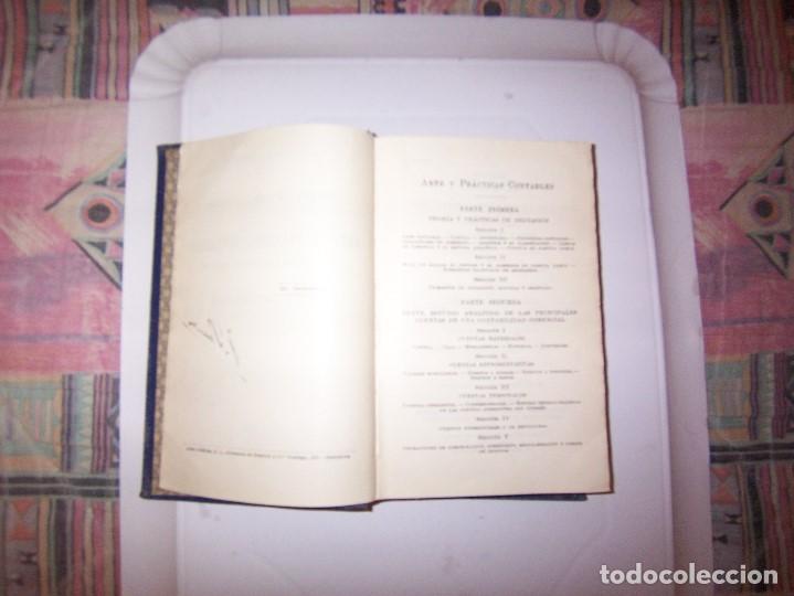 Libros antiguos: ARTE Y PRACTICAS CONTABLES - Foto 3