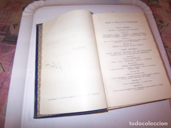 Libros antiguos: ARTE Y PRACTICAS CONTABLES - Foto 4