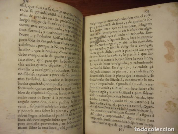 Libros antiguos: EQUITACI&Oacute;N.MANEJO REAL. ALVAREZ OSSORIO. 1769 - Foto 5