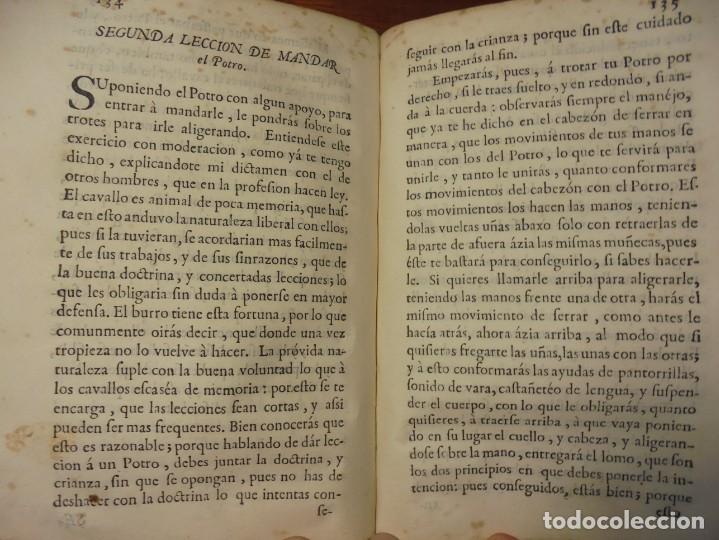 Libros antiguos: EQUITACI&Oacute;N.MANEJO REAL. ALVAREZ OSSORIO. 1769 - Foto 6