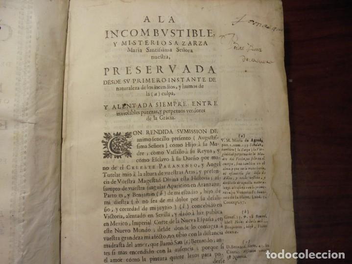 Libros antiguos: ARANZAZU. LUZURIAGA. 1690 - Foto 4