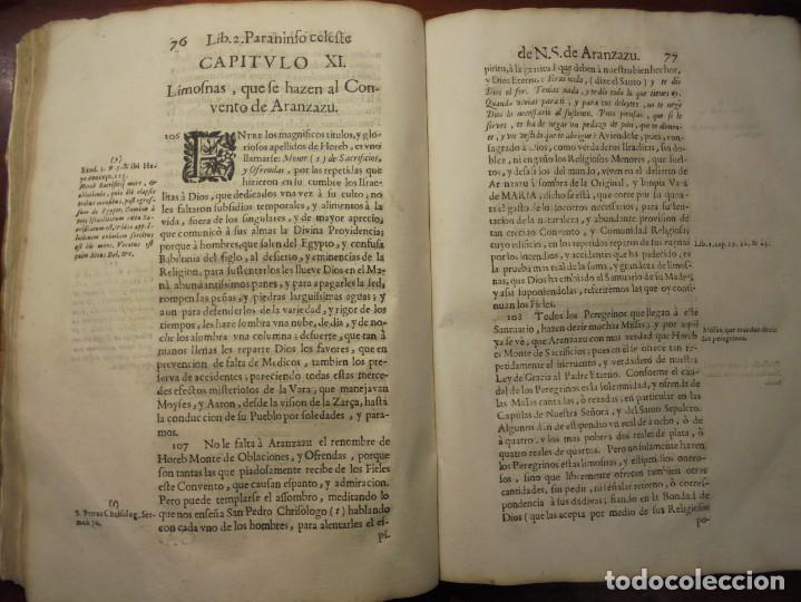 Libros antiguos: ARANZAZU. LUZURIAGA. 1690 - Foto 9