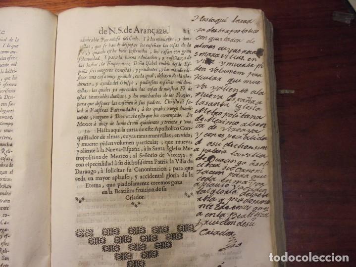 Libros antiguos: ARANZAZU. LUZURIAGA. 1690 - Foto 13