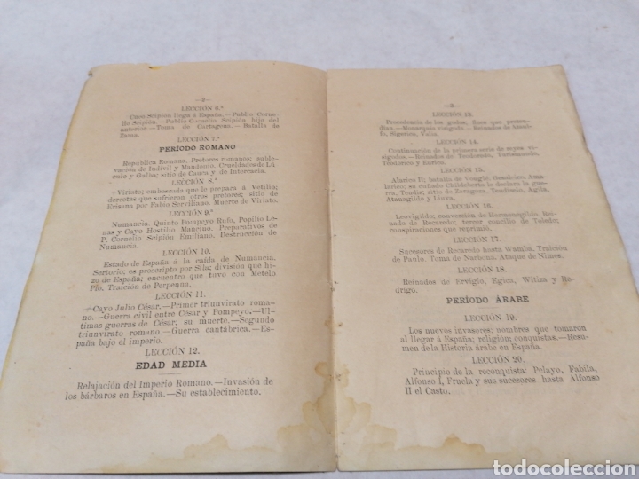 Libros antiguos: Programa historia de Espa&ntilde;a &Aacute;lava 1894 - Foto 4