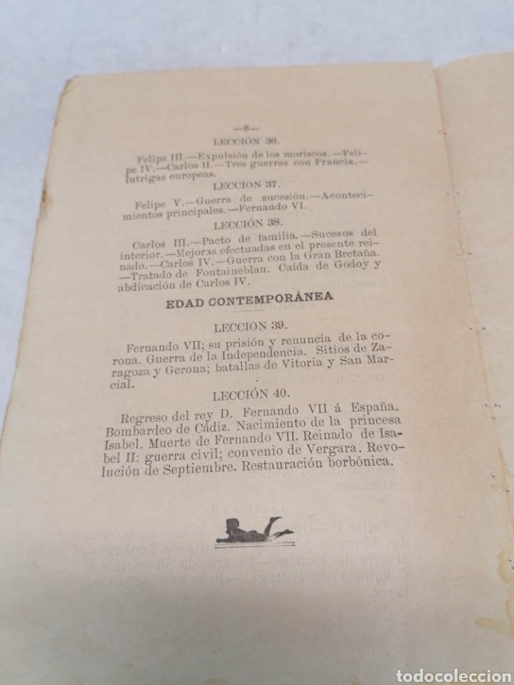 Libros antiguos: Programa historia de Espa&ntilde;a &Aacute;lava 1894 - Foto 6