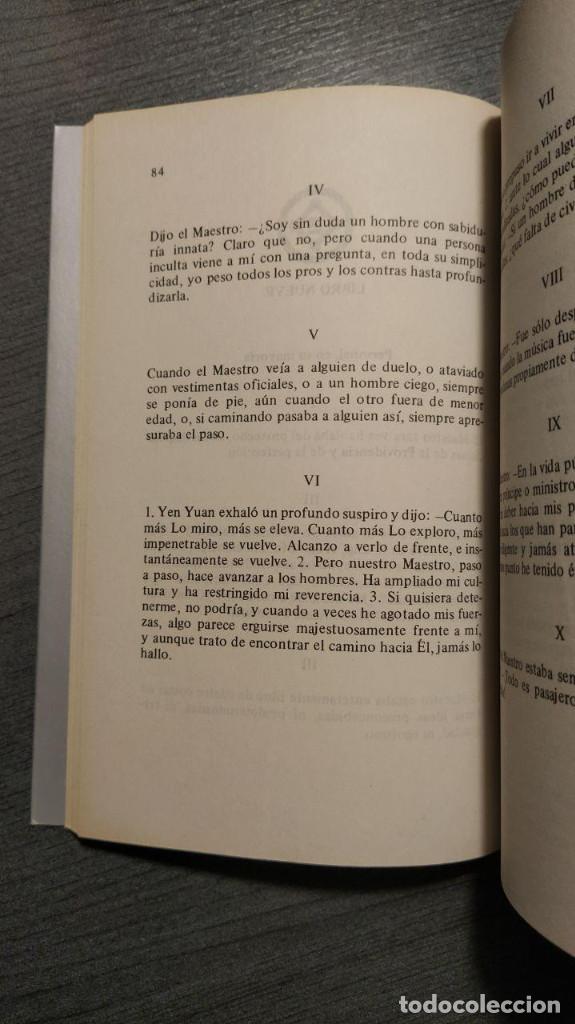 Libros antiguos: Las Analectas.  Confucio.  Ed. Adiax .  Conversaciones con los discipulos - Foto 2