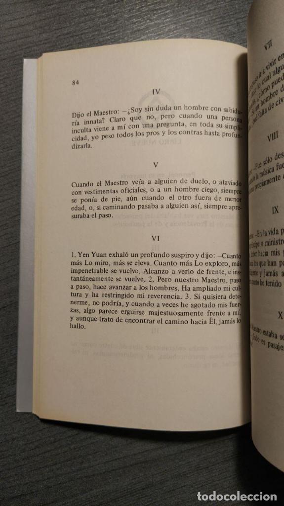 Libros antiguos: Las Analectas.  Confucio.  Ed. Adiax .  Conversaciones con los discipulos - Foto 3