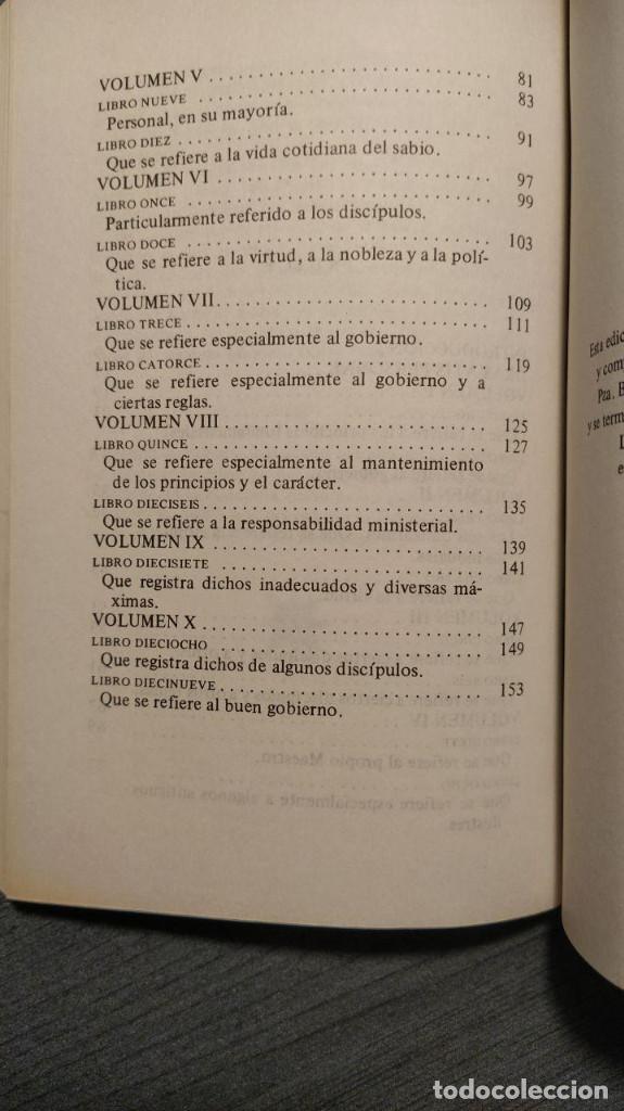Libros antiguos: Las Analectas.  Confucio.  Ed. Adiax .  Conversaciones con los discipulos - Foto 5