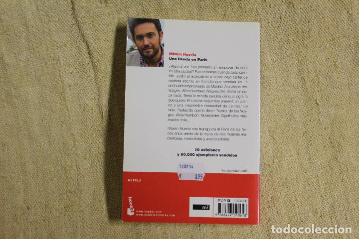 Libros antiguos: UNA TIENDA EN PARIS , MAXIM HUERTA - Foto 2