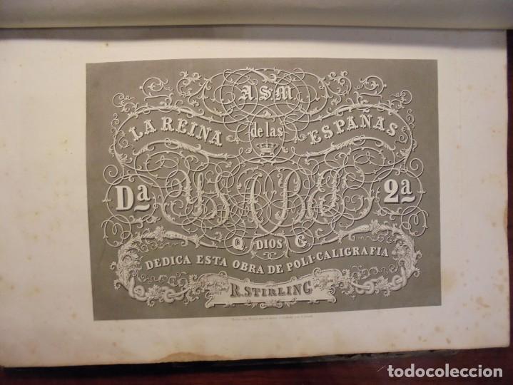 Libros antiguos: CALIGRAF&Iacute;A. STIRLING. c. 1844 - Foto 7