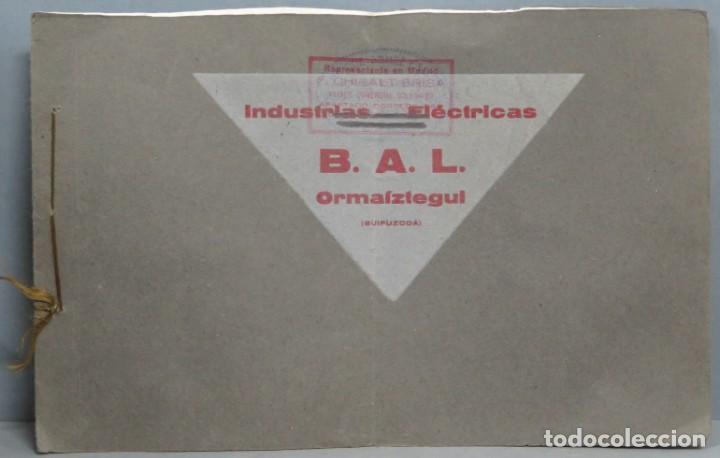 Libros antiguos: B.A.L. ORMAIZTEGUI. INDUSTRIAS ELECTRICAS. GUIPUZCOA - Foto 1