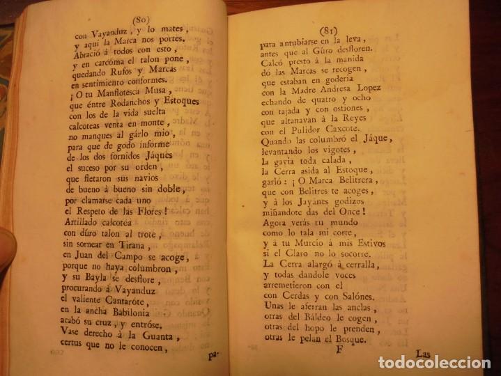 Libros antiguos: ROMANCES DE GERMAN&Iacute;A. GITANOS. HIDALGO. QUEVEDO. 1779 - Foto 6