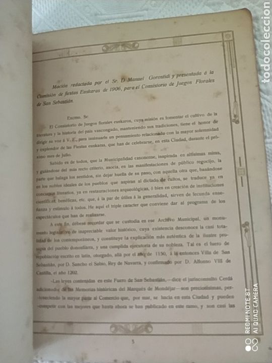 Libros antiguos: FUERO DE REPOBLACION DE SAN SEBASTIAN - Foto 6