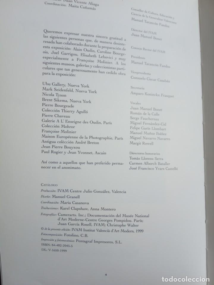 Libros antiguos: PIERRE MOLINIER CATALOGO IVAM 1999 - Foto 3