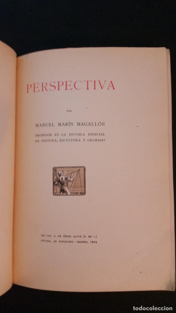 Libros antiguos: 1924 - MANUEL MARIN MAGALL&Oacute;N - PERSPECTIVA - Foto 2