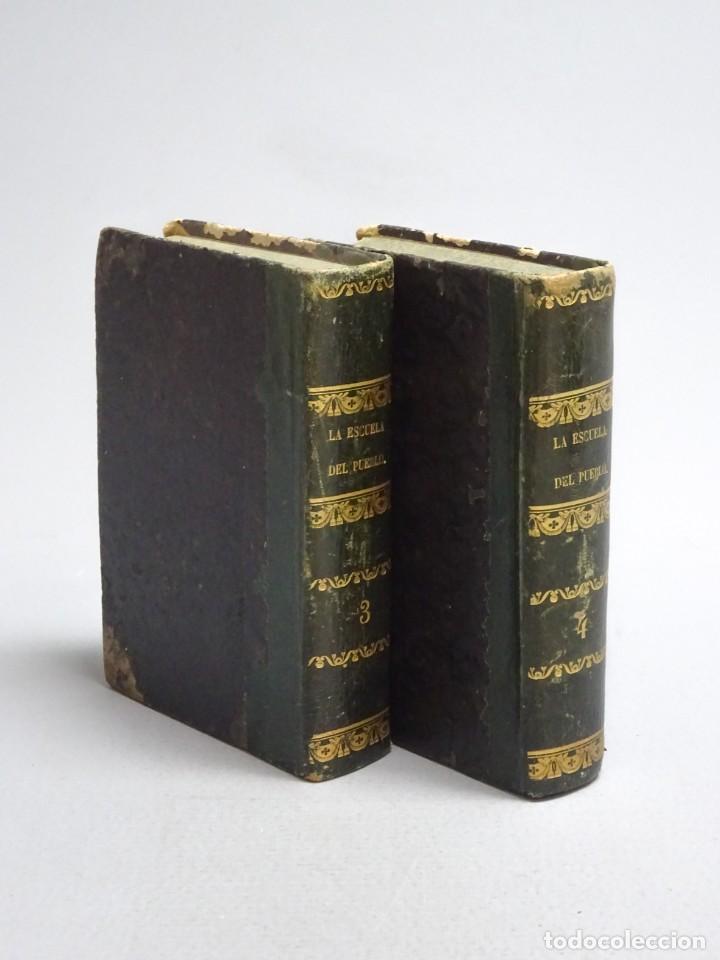 Libros antiguos: LA ESCUELA DEL PUEBLO-P&Aacute;GINAS DE ENSE&Ntilde;ANZA UNIVERSAL-WENCESLAO AYGUALS DE IZCO-TOMOS V &Aacute; VIII-1852