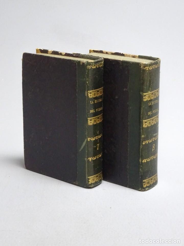 Libros antiguos: LA ESCUELA DEL PUEBLO-P&Aacute;GS DE ENSE&Ntilde;ANZA UNIVERSAL-WENCESLAO AYGUALS DE IZCO-T XIII &Aacute; XVII-1852-53
