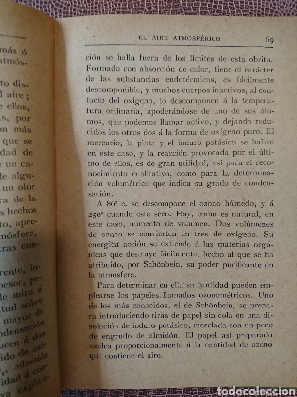 Libros antiguos: El aire atmosf&eacute;rico - Foto 4