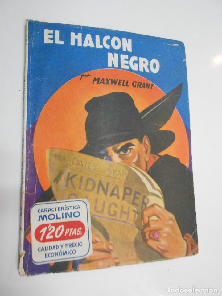 Libros antiguos: ANTIGUA NOVELA - EL HALCON NEGRO - MAXWELL GRANT - Foto 1