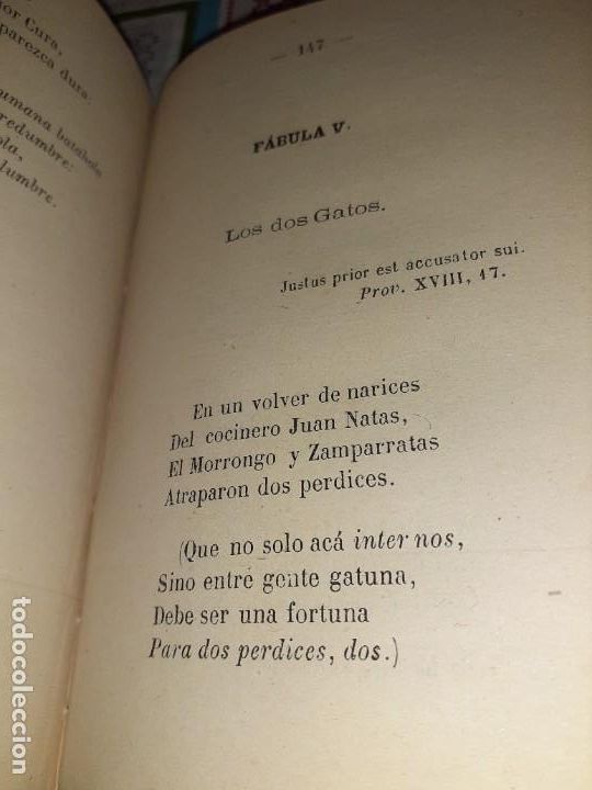 Libros antiguos: Curiosi Libro de Fabulas 1864 - Foto 3