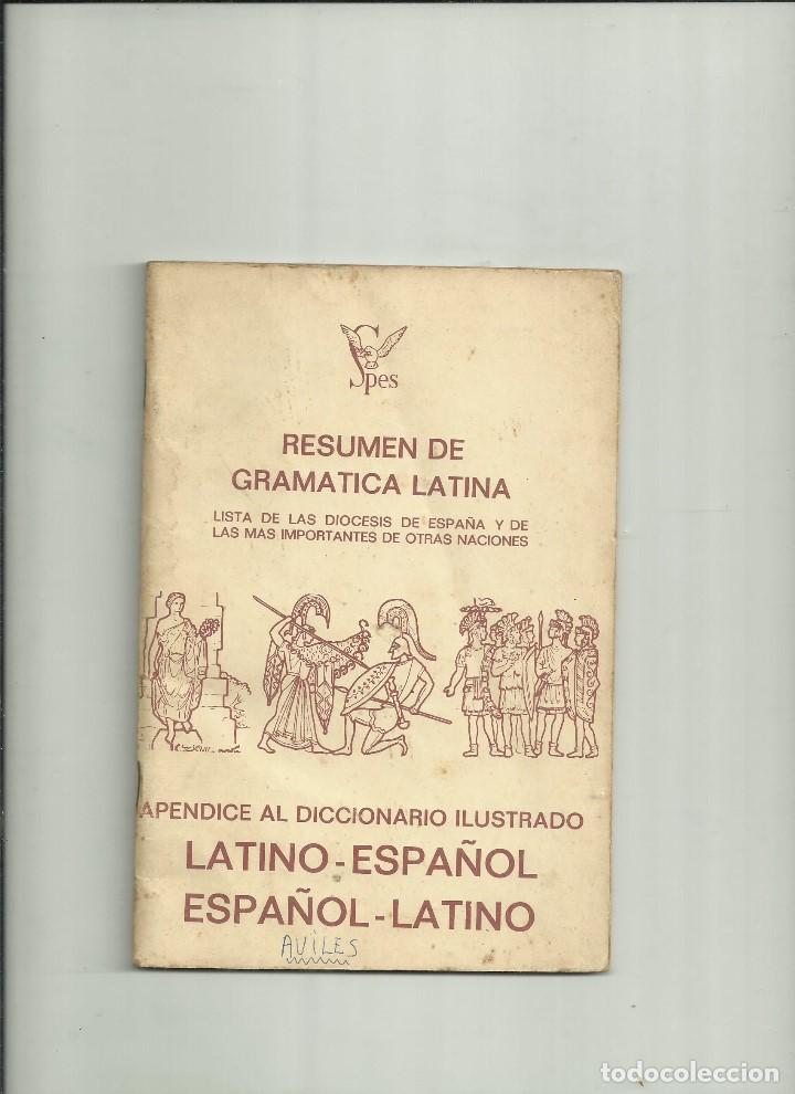 Libros antiguos: Resumen de gramatica latina - Foto 1
