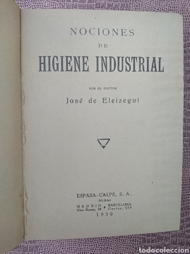 Libros antiguos: Nociones de higiene industrial - Foto 3