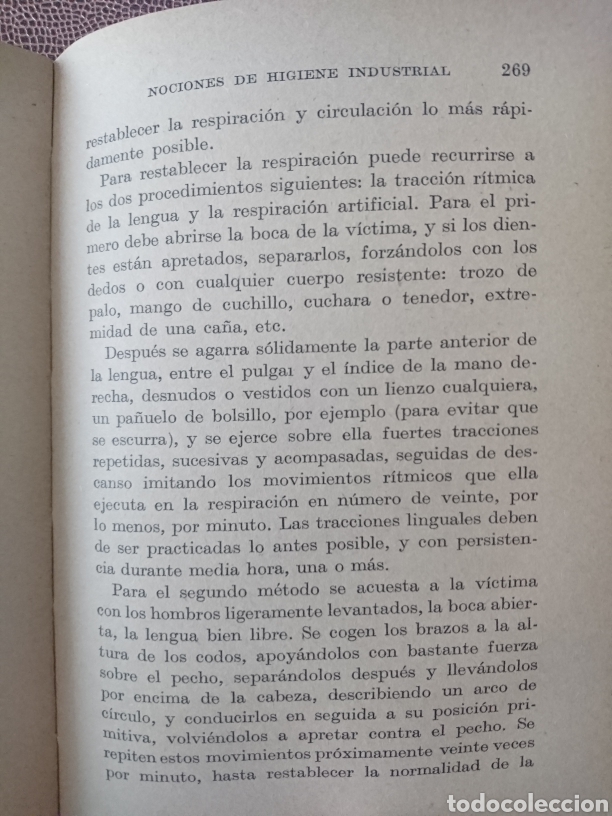 Libros antiguos: Nociones de higiene industrial - Foto 6