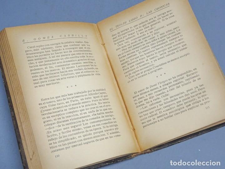 Libros antiguos: EL TERCER LIBRO DE LAS CR&Oacute;NICAS - E. GOMEZ CARRILLO - MADRID 1921 - Foto 5
