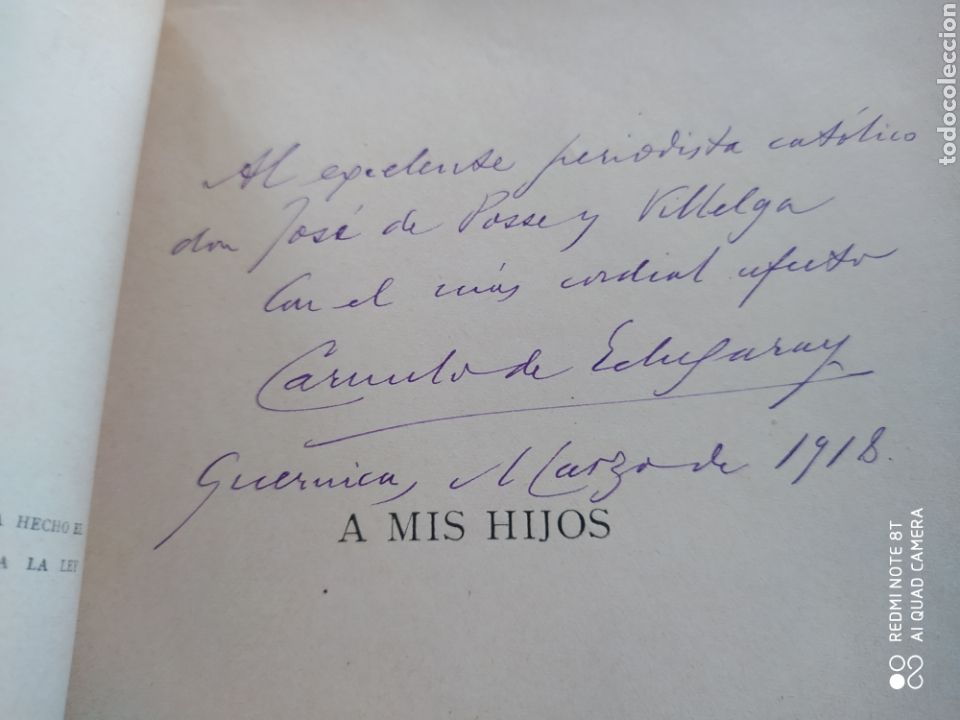 Libros antiguos: DE MI TIERRA VASCA - Foto 3