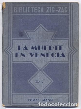 Libros antiguos: MANN, Thomas.  La muerte en Venecia. (y)  Trist&aacute;n.  1930. - Foto 1