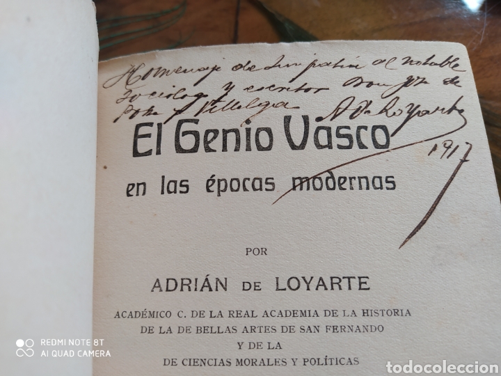 Libros antiguos: EL GENIO VASCO - Foto 3