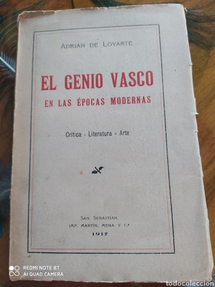 Libros antiguos: EL GENIO VASCO - Foto 1